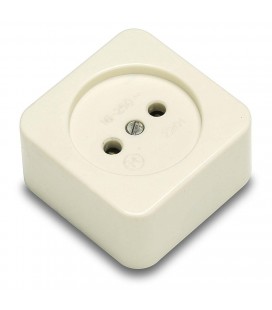 Base Endoll Superficie 16A Porcellana