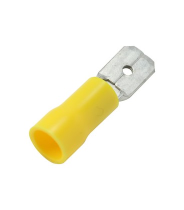 Terminal macho 6,3mm Aislado
