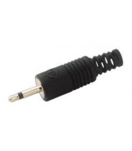 Jack macho estéreo de 2.5 mm.