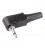 Jack macho acodado estéreo de 3.5 mm.