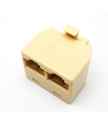 RJ45, 8P4C MACHO - 2*8P4C HEMBRAS