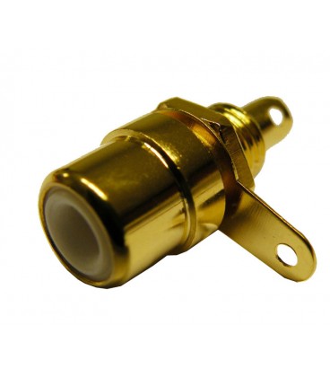 RCA HEMBRA CHASIS DORADO, BLANCO