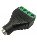4 Contactos, 2.5mm Hembra St, con Termin