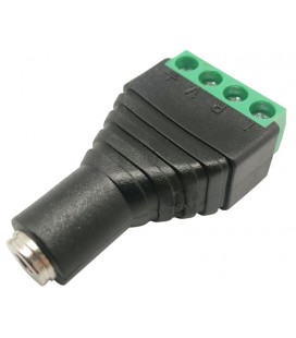 4 Contactos, 3.5mm Hembra St. con termin