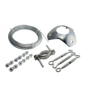 Kit de vientos para antena TV.