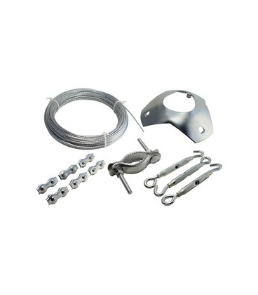 Kit de vientos para antena TV.