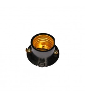 PORTALAMPARAS ILUMINACION E-27 NEGRO 