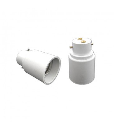 ADAPTADOR DE CASQUILLO B22 A E27 