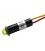 Piloto 12V amarillo con LED de 5 mm.