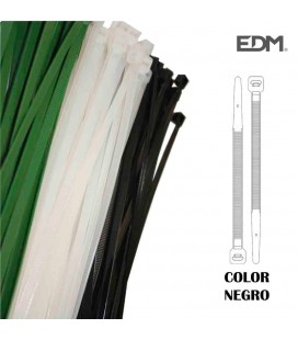 BRIDAS NEGRAS 200x4,8 mm(BOLSA 100 UNI)