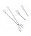 PINZAS 35CM PARA PESCADO INOX. 