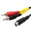 8P. MINI DIN S-VHS - 2RCA MA, 1.5m