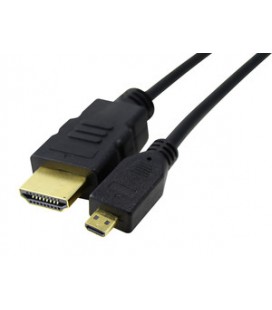 C. HDMI A MACHO a MICRO HDMI D MACHO, 2m