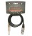 XLR HEM.- 6,35 MONO MA., 1,0m.