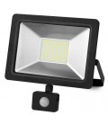 PROYECTOR LED NEGRO 20w.FRIA SENSOR
