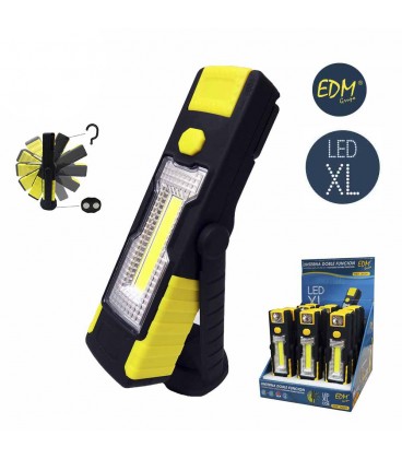 LINTERNA LED COB XL DOBLE FUNCION 1LED 