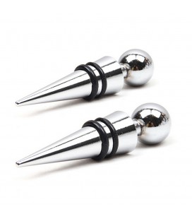 SET 2 PCS TAPON METALICO PARA BOTELLAS 