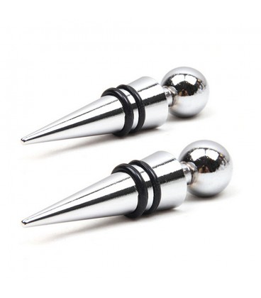 SET 2 PCS TAPON METALICO PARA BOTELLAS 