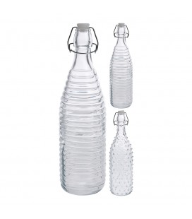 BOTELLA CRISTAL 1L CON TAPON