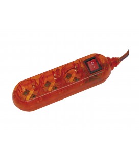 BASE III TOMAS+T/T+ INT+ CABLE NARANJA