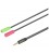Adap. jack 3,5mm 4pin M a 2XJack H