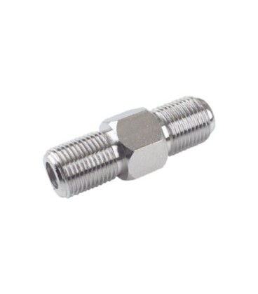 Adaptador F hembra a F hembra.