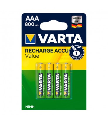 PILA VARTA RECARGABLE ACCU AAA - LR03 80