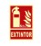 SEÑAL DE EXTINCIÓN "EXTINTOR" CLASE B (P