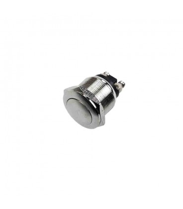 PULSADOR METALICO 2A 250V CROMO 