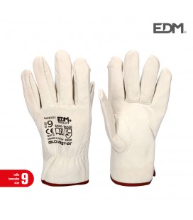 GUANTE TALLA 9 DE TRABAJO DE CUERO