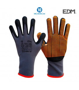 G.TALLA 10 NYLON Y REC. PUNTEADO NITRILO