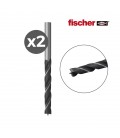 PACK 2 BROCAS MADERA HB 3 / 2K FISCHER