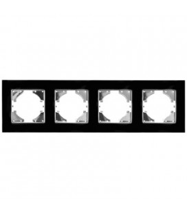 S-EMPOT.CRISTAL NEGRO MARCO 4ELEM.HORI