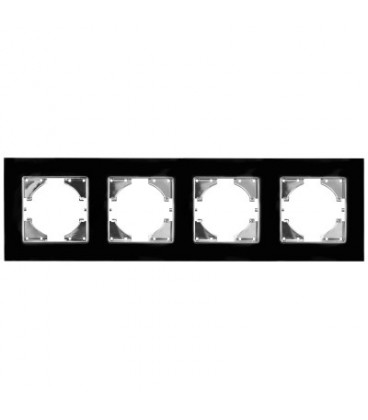 S-EMPOT.CRISTAL NEGRO MARCO 4ELEM.HORI