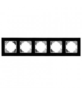 S-EMPOT.CRISTAL NEGRO MARCO 5ELEM.HORI