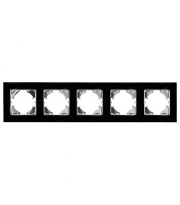 S-EMPOT.CRISTAL NEGRO MARCO 5ELEM.HORI