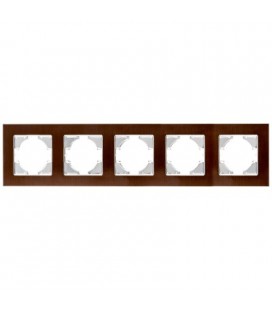 S-EMPOT.ALUMINIO MARRON MARCO 5ELEM.HORI