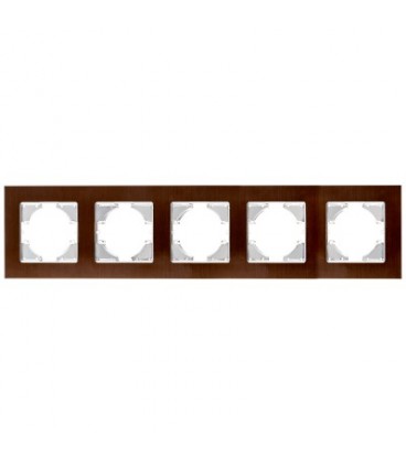 S-EMPOT.ALUMINIO MARRON MARCO 5ELEM.HORI