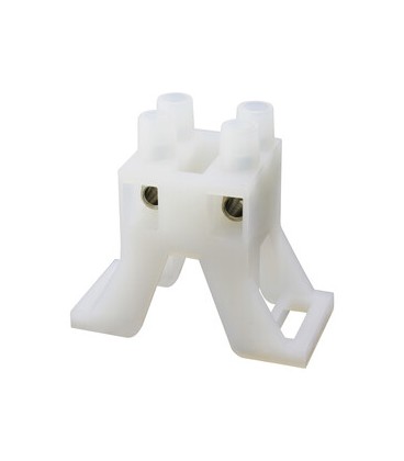 Regleta con soporte conexión para tubos 