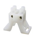 Regleta con soporte conexión para tubos 