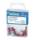 TERMINAL HEMBRA AISLADO ROJO 4.8MM
