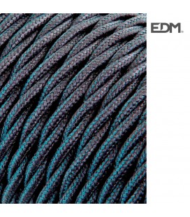 2X0,75MM CABLE TEXTIL TREN GRIS 5M