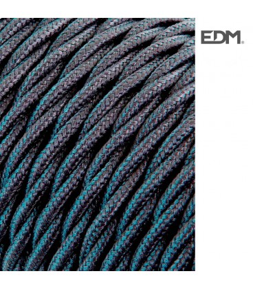 2X0,75MM CABLE TEXTIL TREN GRIS 5M