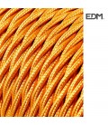 2X0,75MM CABLE TEXTIL TREN ORO MATE 5M