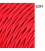 2X0,75MM CABLE TEXTIL TREN ROJO 5M