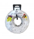 3x1,5MM PARALELO TEXTIL TREN BLANCO 5M