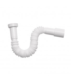 SIFON EXTENSIBLE CON TUERCA DE PLASTICO 