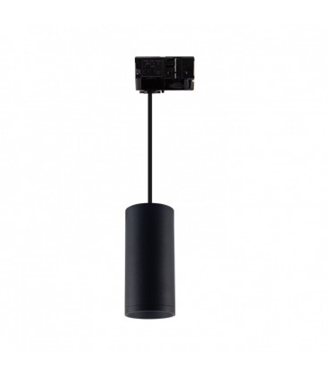 LAMPARA CARRIL MULTIANGULO NEGRO