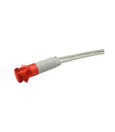 10'5 MM PILOTO LED 230 VAC, ROJO