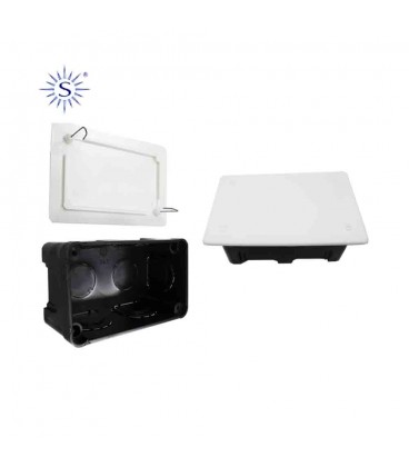 CAJA RECTANGULAR 50X100MM GARRA METALICA